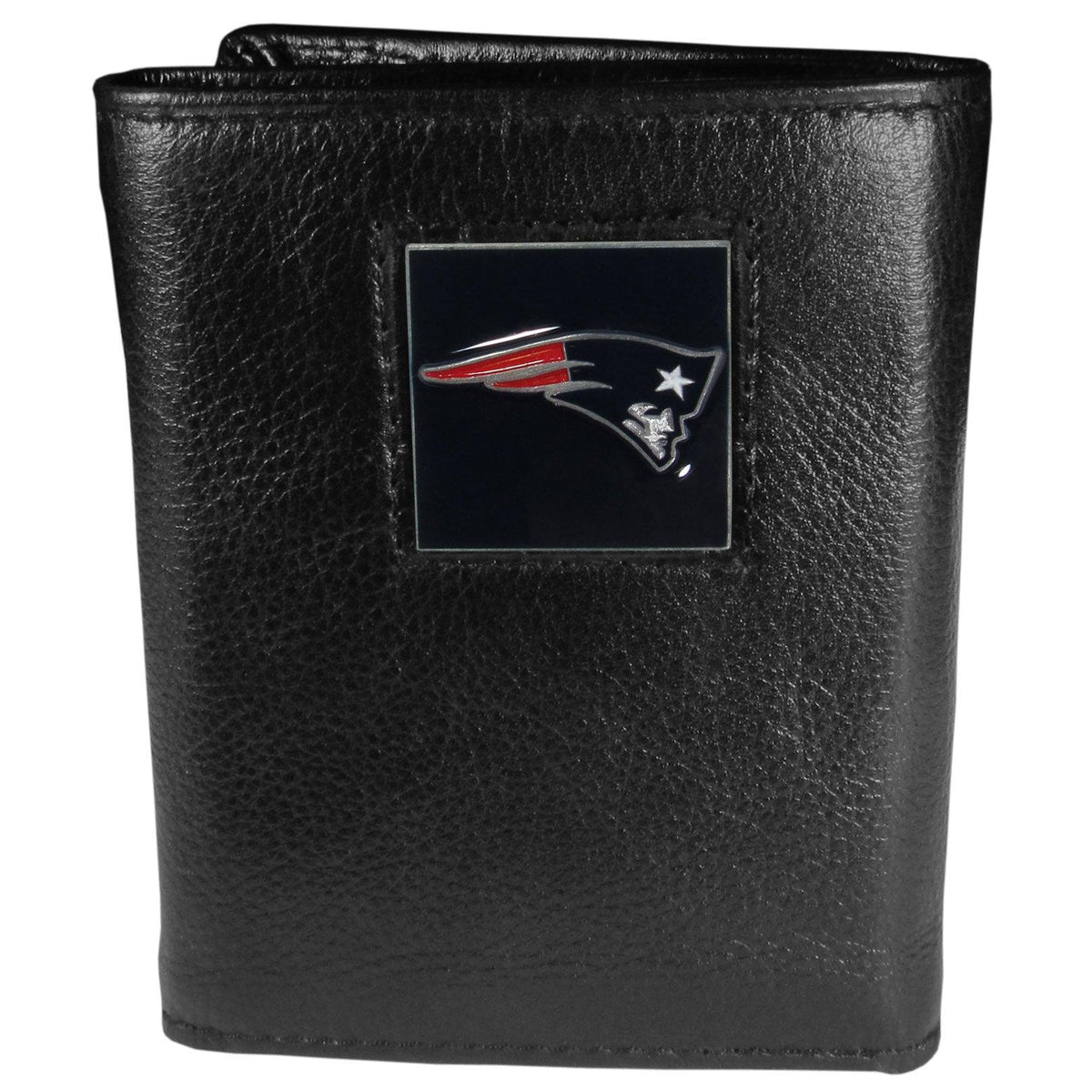 New England Patriots Deluxe Leather Tri-fold Wallet - Flyclothing LLC