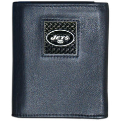New York Jets Gridiron Leather Tri-fold Wallet - Flyclothing LLC