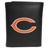 Chicago Bears Tri-fold Wallet Large Logo - Siskiyou Buckle