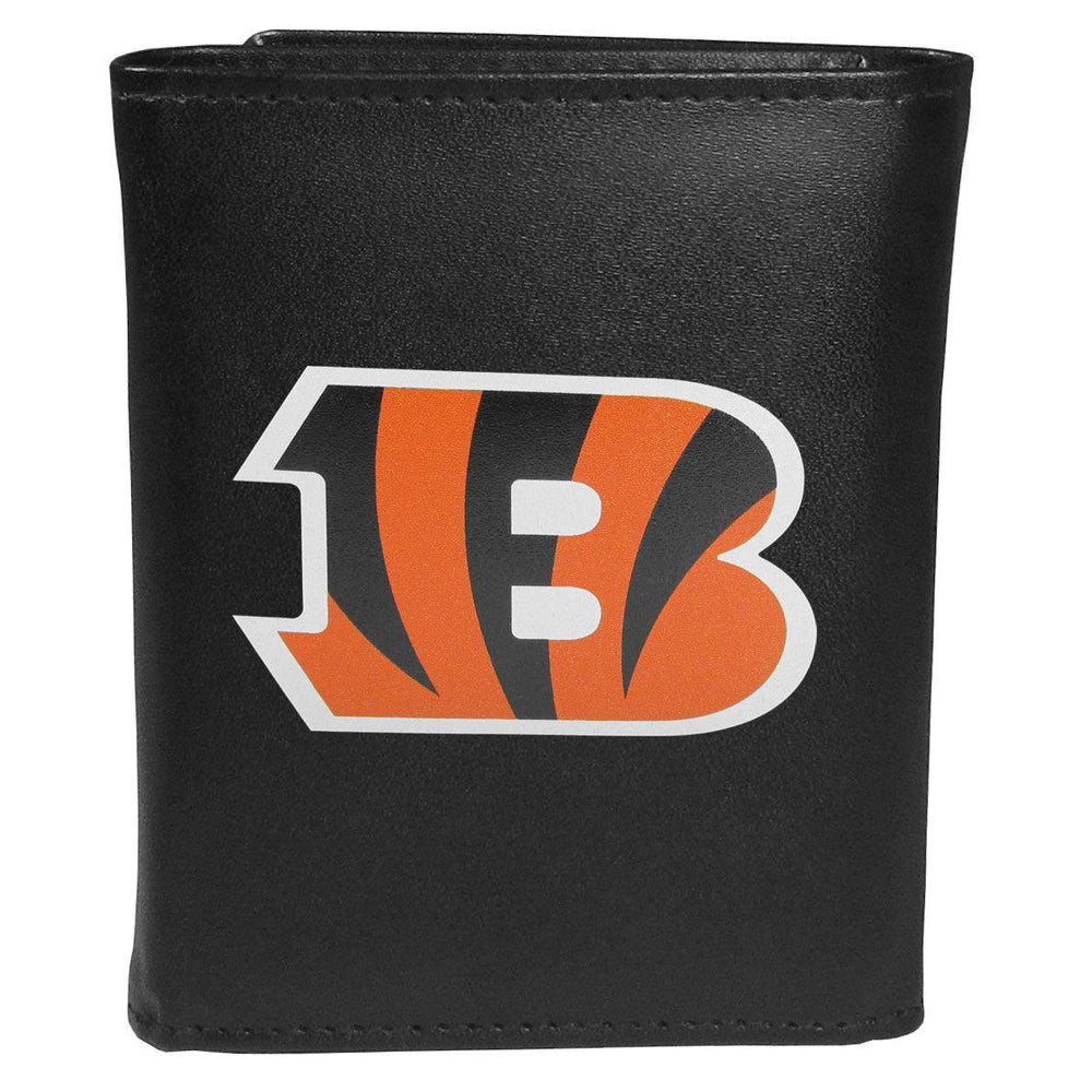 Cincinnati Bengals Tri-fold Wallet Large Logo - Siskiyou Buckle