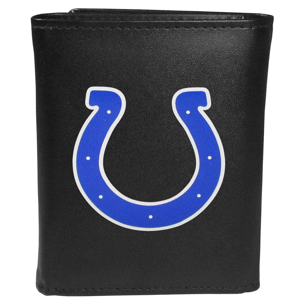 Indianapolis Colts Tri-fold Wallet Large Logo - Siskiyou Buckle - Flyclothing LLC