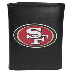 San Francisco 49ers Tri-fold Wallet Large Logo - Siskiyou Buckle