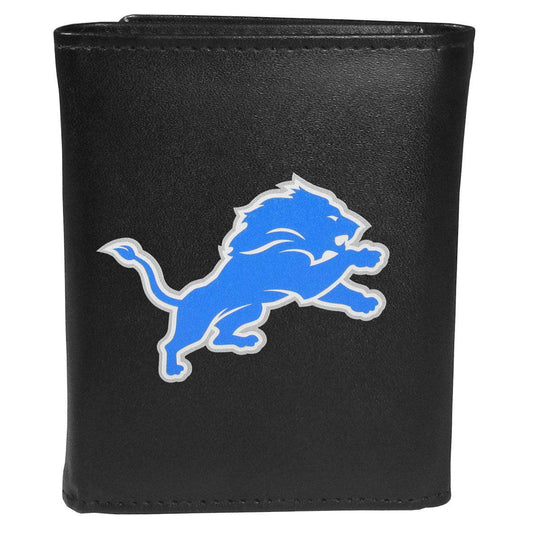 Detroit Lions Tri-fold Wallet Large Logo - Siskiyou Buckle