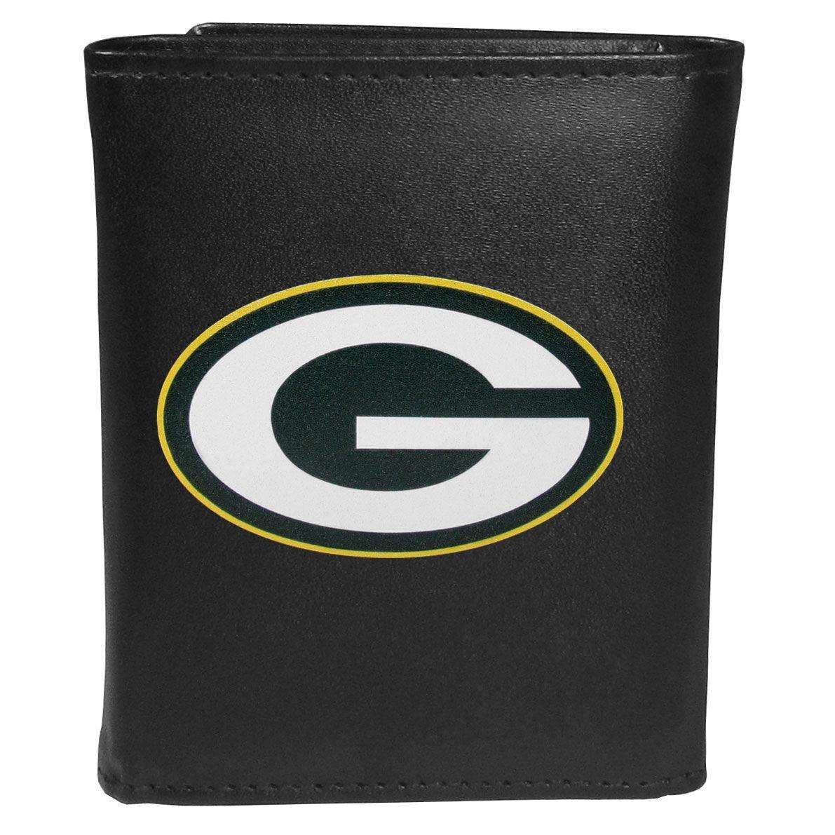 Green Bay Packers Tri-fold Wallet Large Logo - Siskiyou Buckle - Flyclothing LLC