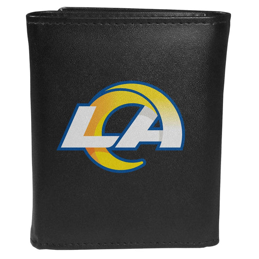 Los Angeles Rams Tri-fold Wallet Large Logo - Siskiyou Buckle