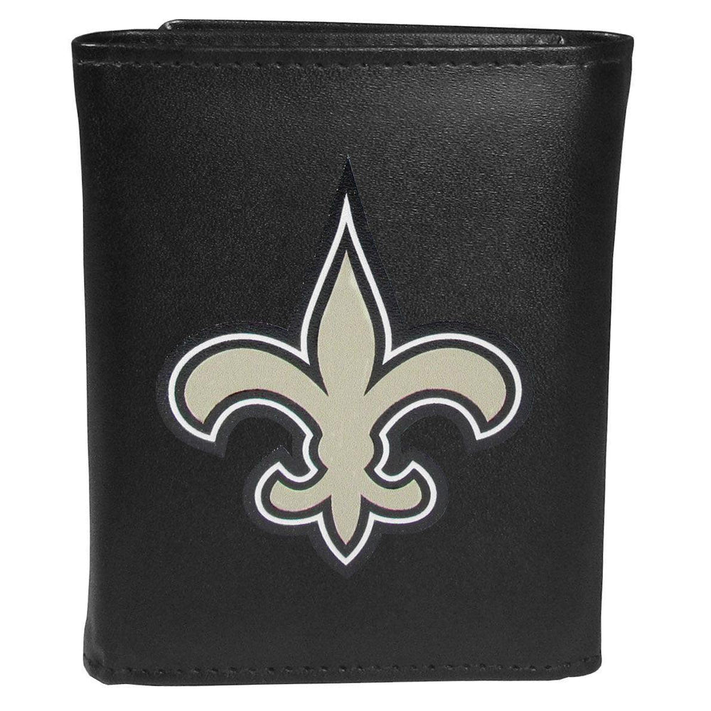 New Orleans Saints Tri-fold Wallet Large Logo - Siskiyou Buckle