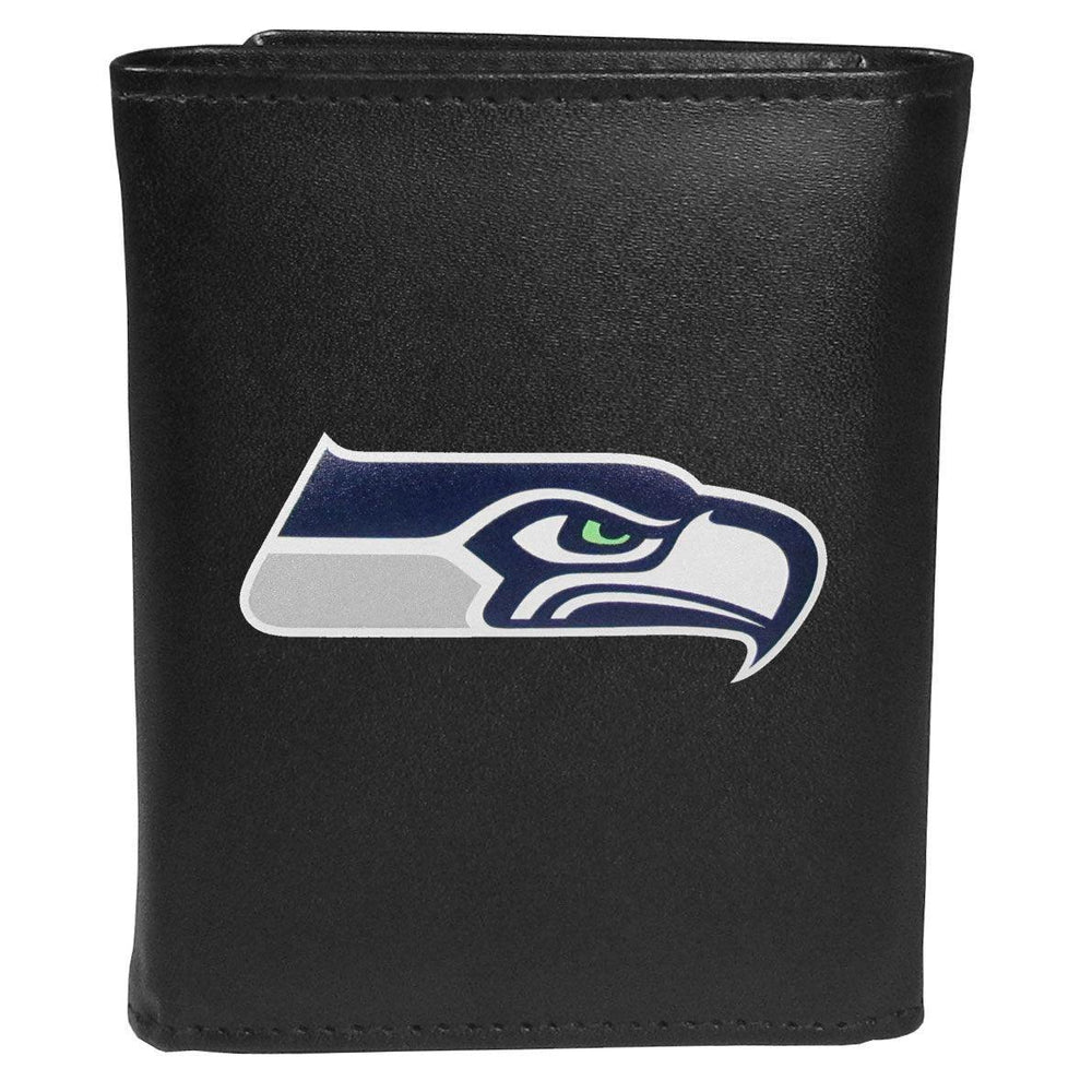 Seattle Seahawks Tri-fold Wallet Large Logo - Siskiyou Buckle