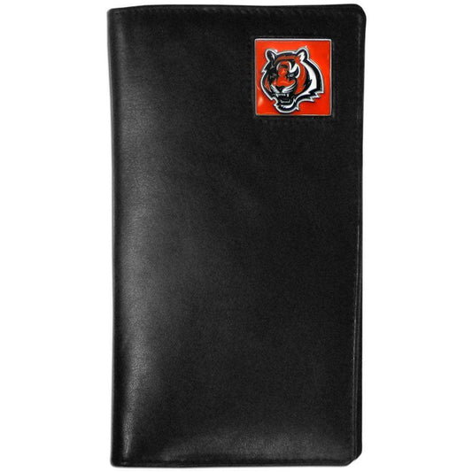 Cincinnati Bengals Leather Tall Wallet - Siskiyou Buckle