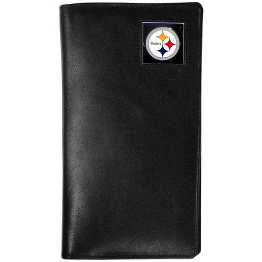 Pittsburgh Steelers Leather Tall Wallet - Siskiyou Buckle - Flyclothing LLC