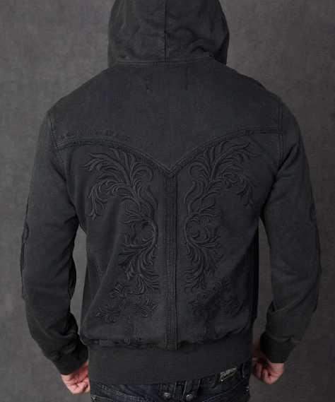 Rebel Spirit Fleur Di Lis Embroidered Sweatshirt - Rebel Spirit Clothing - Flyclothing LLC