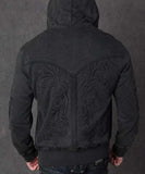 Rebel Spirit Fleur Di Lis Embroidered Sweatshirt - Rebel Spirit Clothing