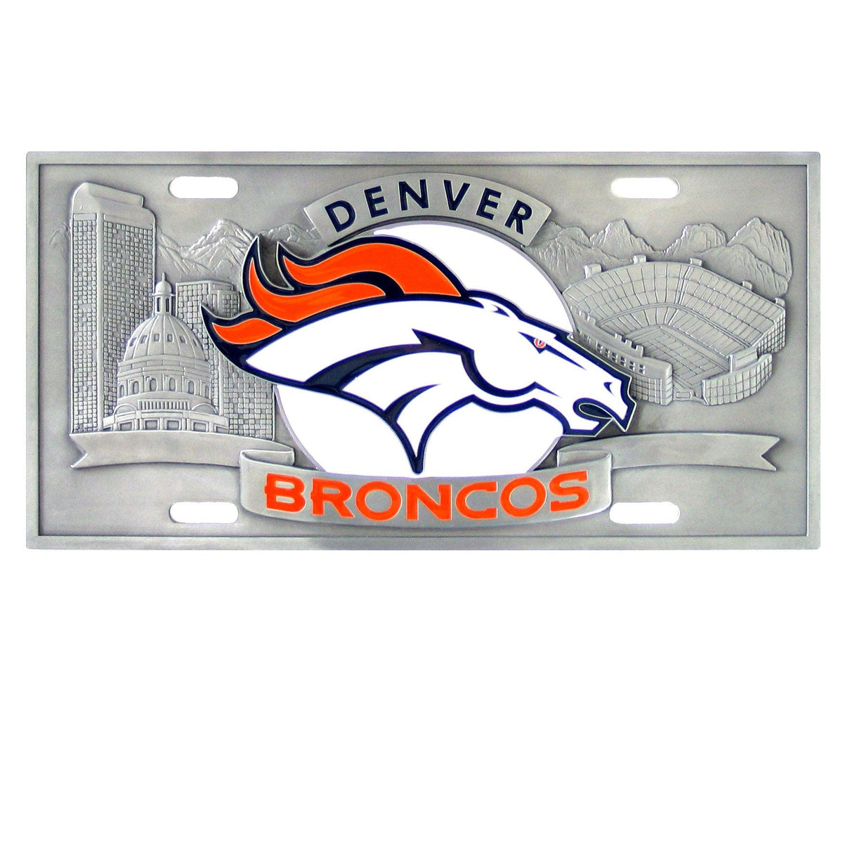 Denver Broncos Collector's License Plate - Flyclothing LLC