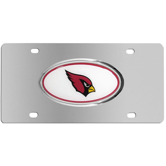 Arizona Cardinals Steel License Plate, Dome - Flyclothing LLC