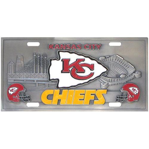 Kansas City Chiefs Collector's License Plate - Flyclothing LLC
