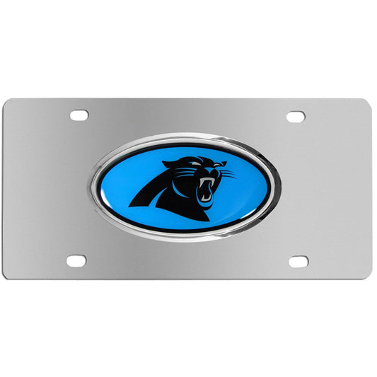 Carolina Panthers Steel License Plate, Dome - Flyclothing LLC