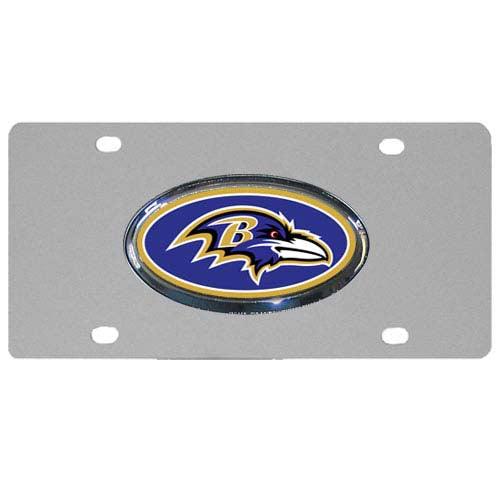 Baltimore Ravens Steel License Plate, Dome - Flyclothing LLC