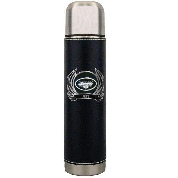 New York Jets Thermos with Flame Emblem - Siskiyou Buckle - Flyclothing LLC