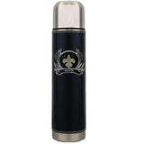 New Orleans Saints Thermos with Flame Emblem - Siskiyou Buckle