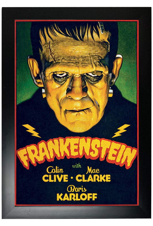 Frankenstein Movie Poster 12x18 Print - Lowbrow Art Company
