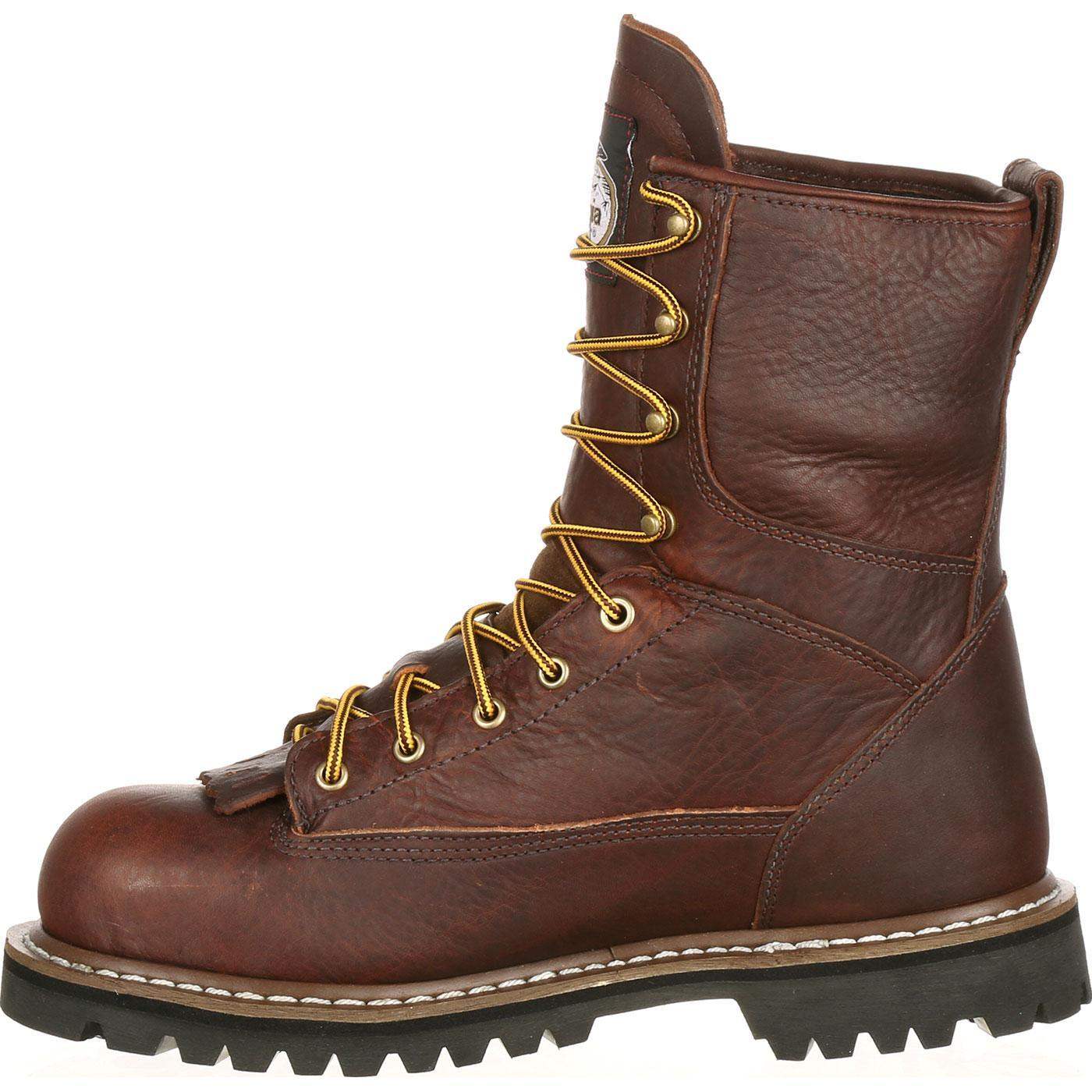 Georgia Boot Steel Toe Waterproof Lace-To-Toe Work Boot - Georgia Boot - Flyclothing LLC