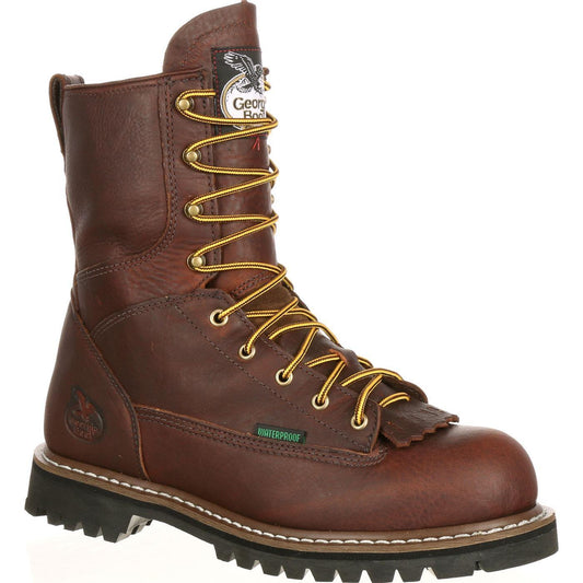 Georgia Boot Steel Toe Waterproof Lace-To-Toe Work Boot - Georgia Boot