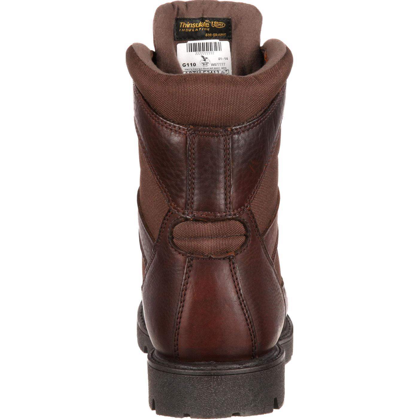 Georgia Boot Homeland Waterproof 600G Insulated Work Boot - Georgia Boot - Flyclothing LLC