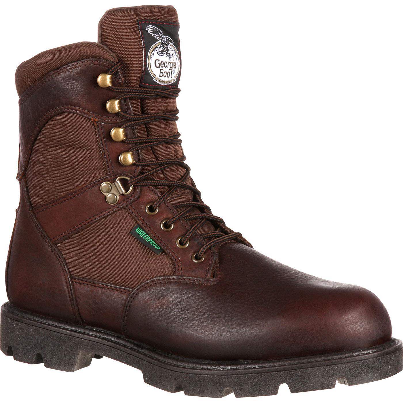 Georgia Boot Homeland Waterproof 600G Insulated Work Boot - Georgia Boot - Flyclothing LLC