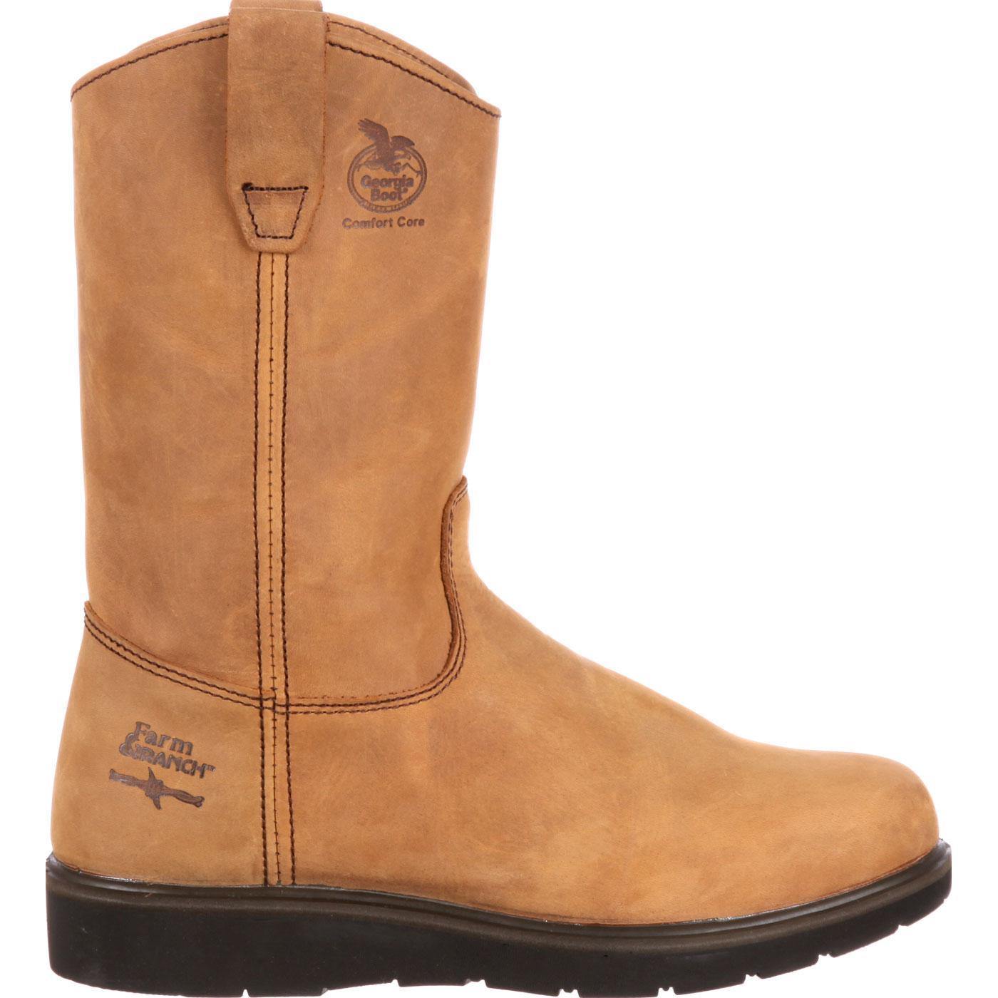 Georgia Boot Farm and Ranch Pull On Work Boot - Flyclothing LLC