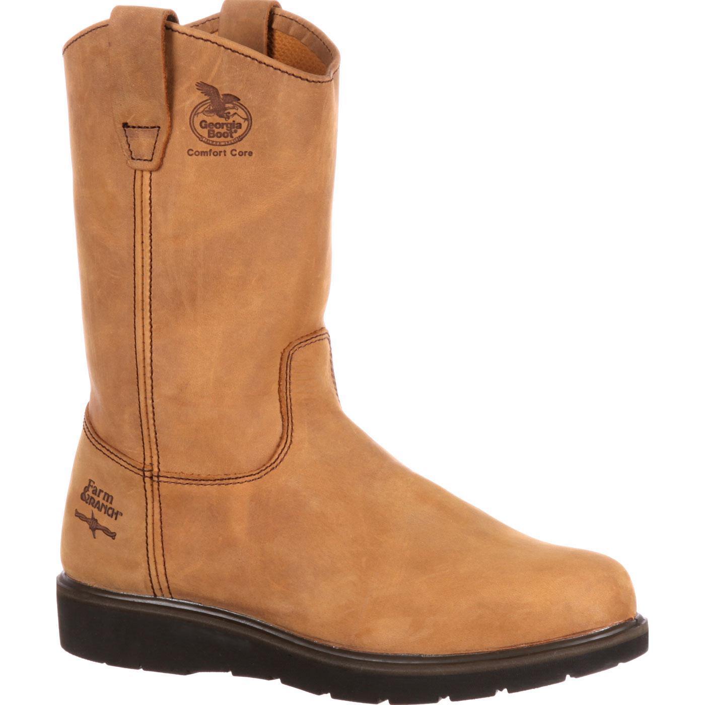 Georgia Boot Farm and Ranch Pull On Work Boot - Flyclothing LLC