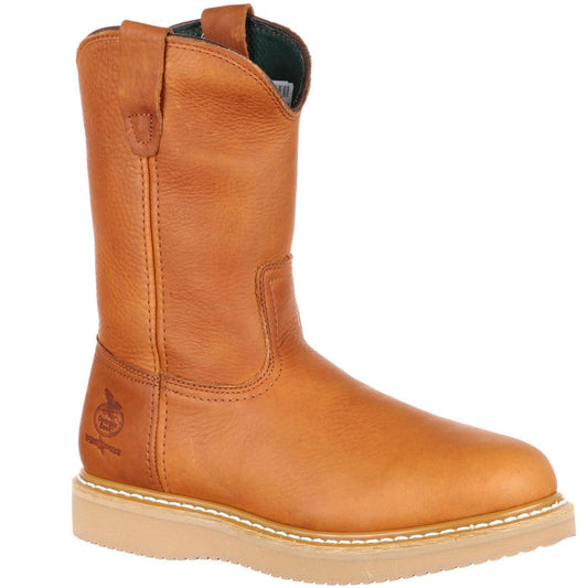 Georgia Boot Wedge Steel Toe Pull On Work Boot - Georgia Boot