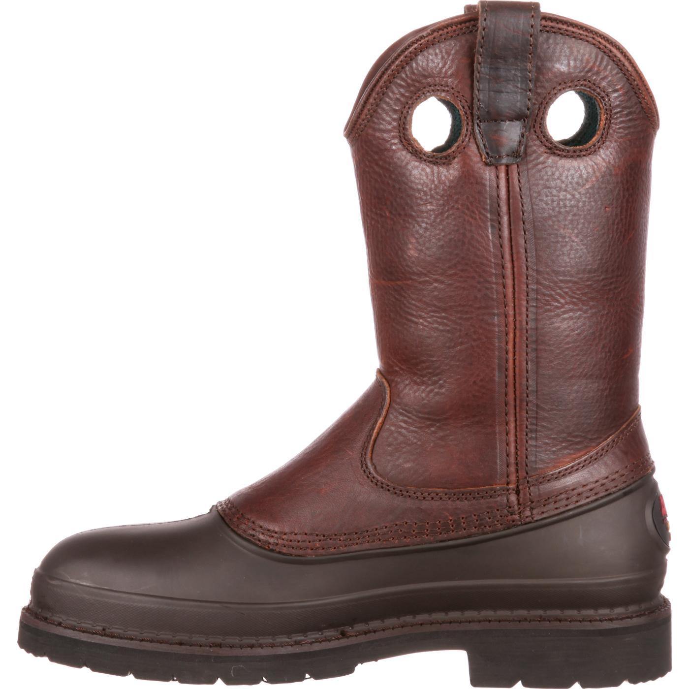 Georgia Boot Muddog Steel Toe Wellington Work Boot - Flyclothing LLC