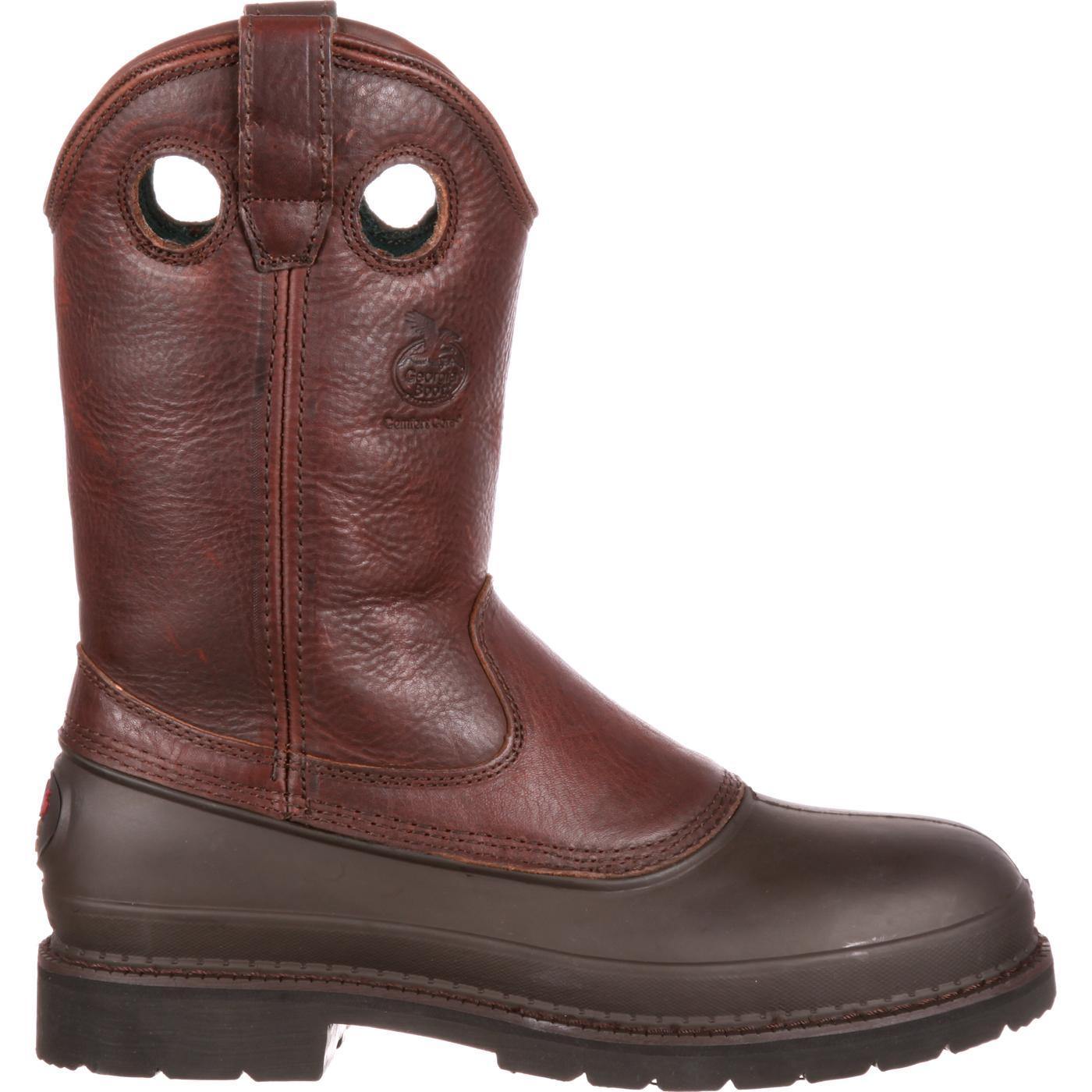 Georgia Boot Muddog Steel Toe Wellington Work Boot - Flyclothing LLC