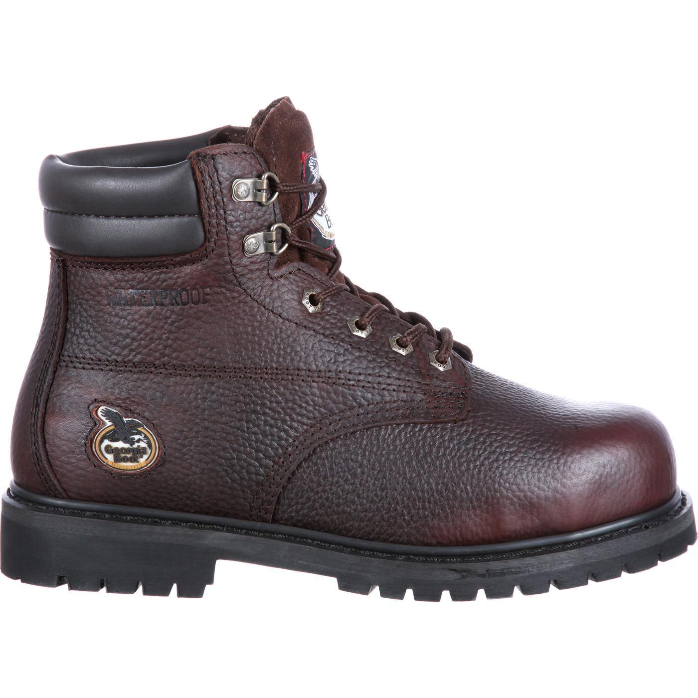 Georgia Boot Oiler Steel Toe Waterproof Work Boot - Flyclothing LLC