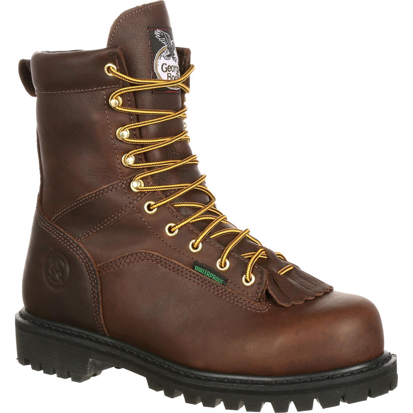 Georgia Boot Lace-to-Toe Steel Toe Waterproof Work Boot - Georgia Boot