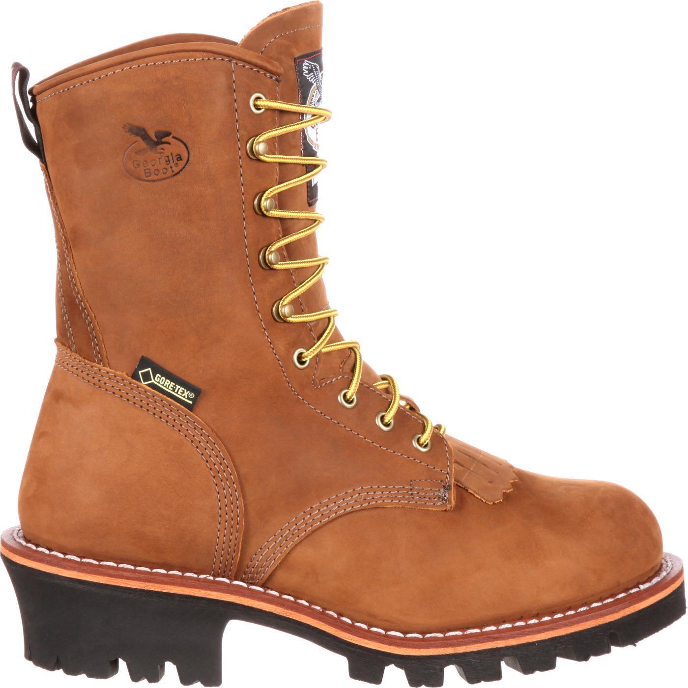 Georgia Boot Steel Toe GORE-TEX® Waterproof 400G Insulated Logger Boot - Flyclothing LLC