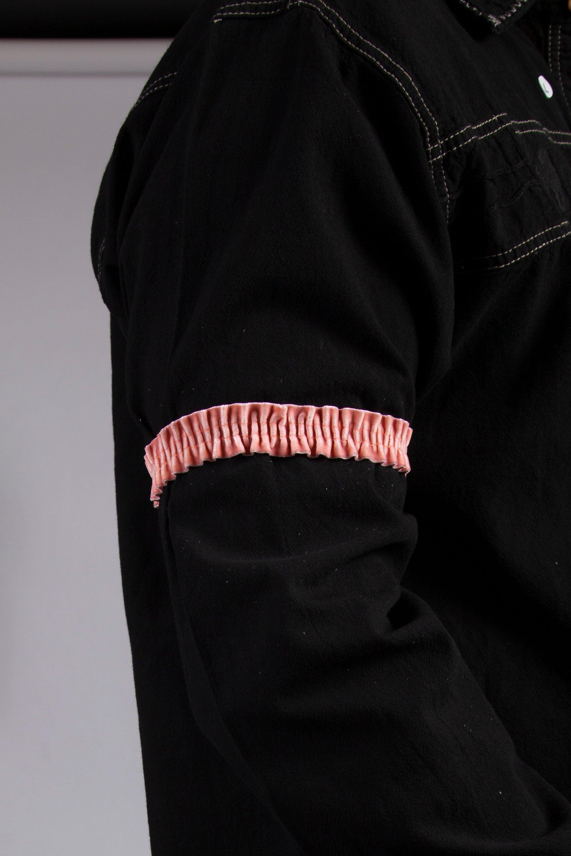 Scully PEACH GARTERS (POLY/VELVET) - Flyclothing LLC