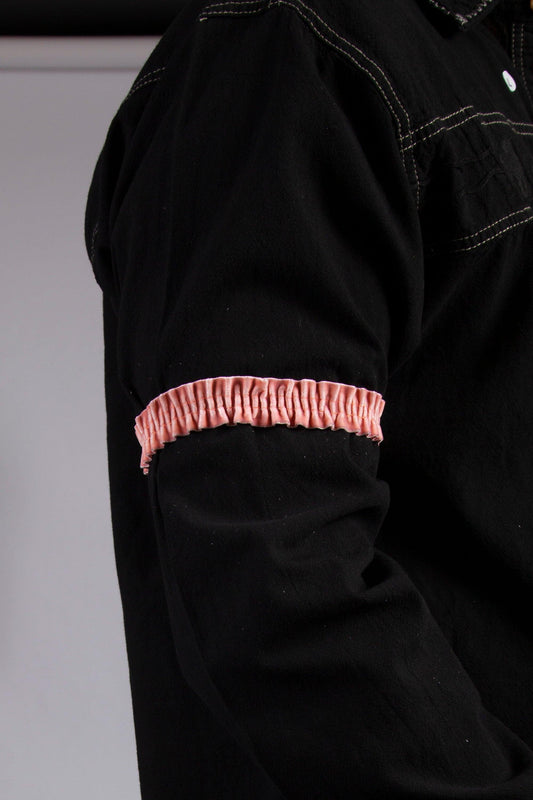 Scully PEACH GARTERS (POLY/VELVET) - Flyclothing LLC