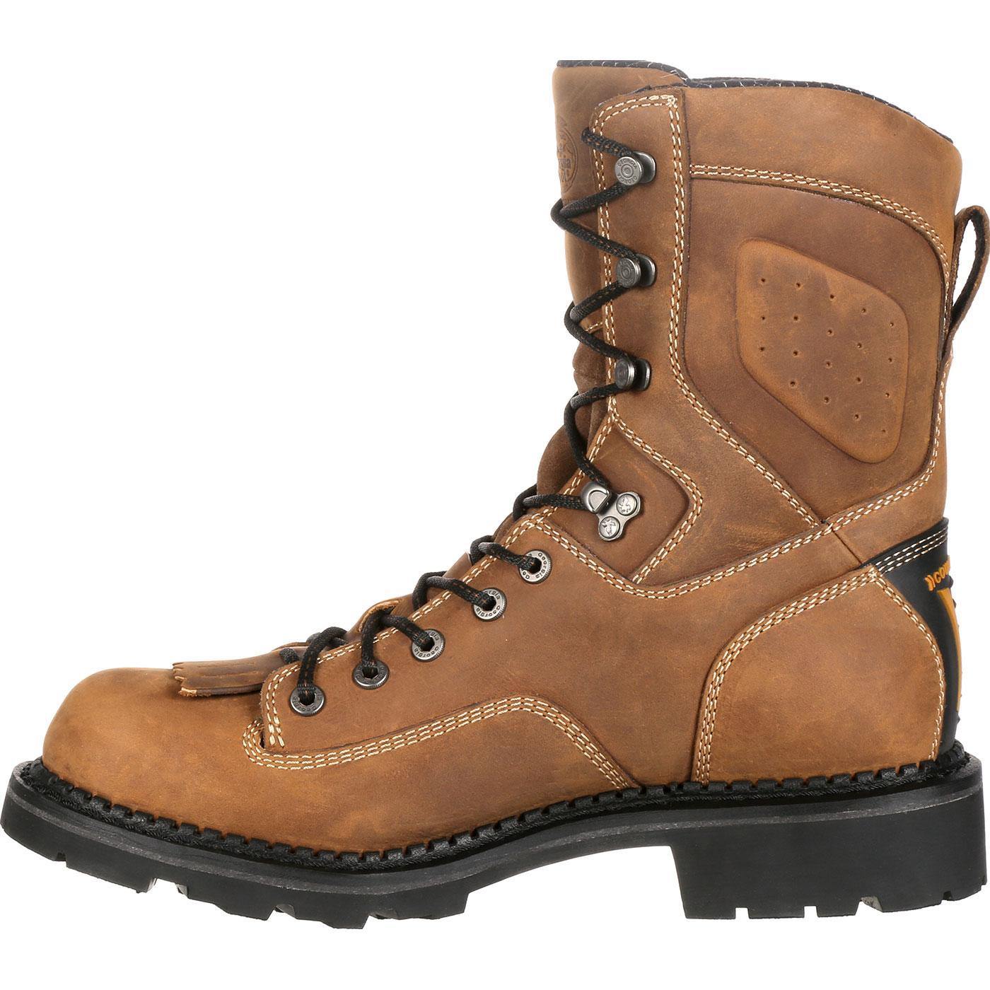 Georgia Boot Comfort Core Waterproof Low Heel Logger Work Boot - Flyclothing LLC