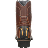 Georgia Boot AMP LT Logger Composite Toe Waterproof Work Boot - Georgia Boot