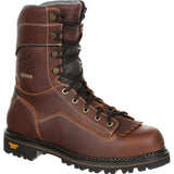 Georgia Boot AMP LT Logger Low Heel Waterproof Work Boot - Georgia Boot
