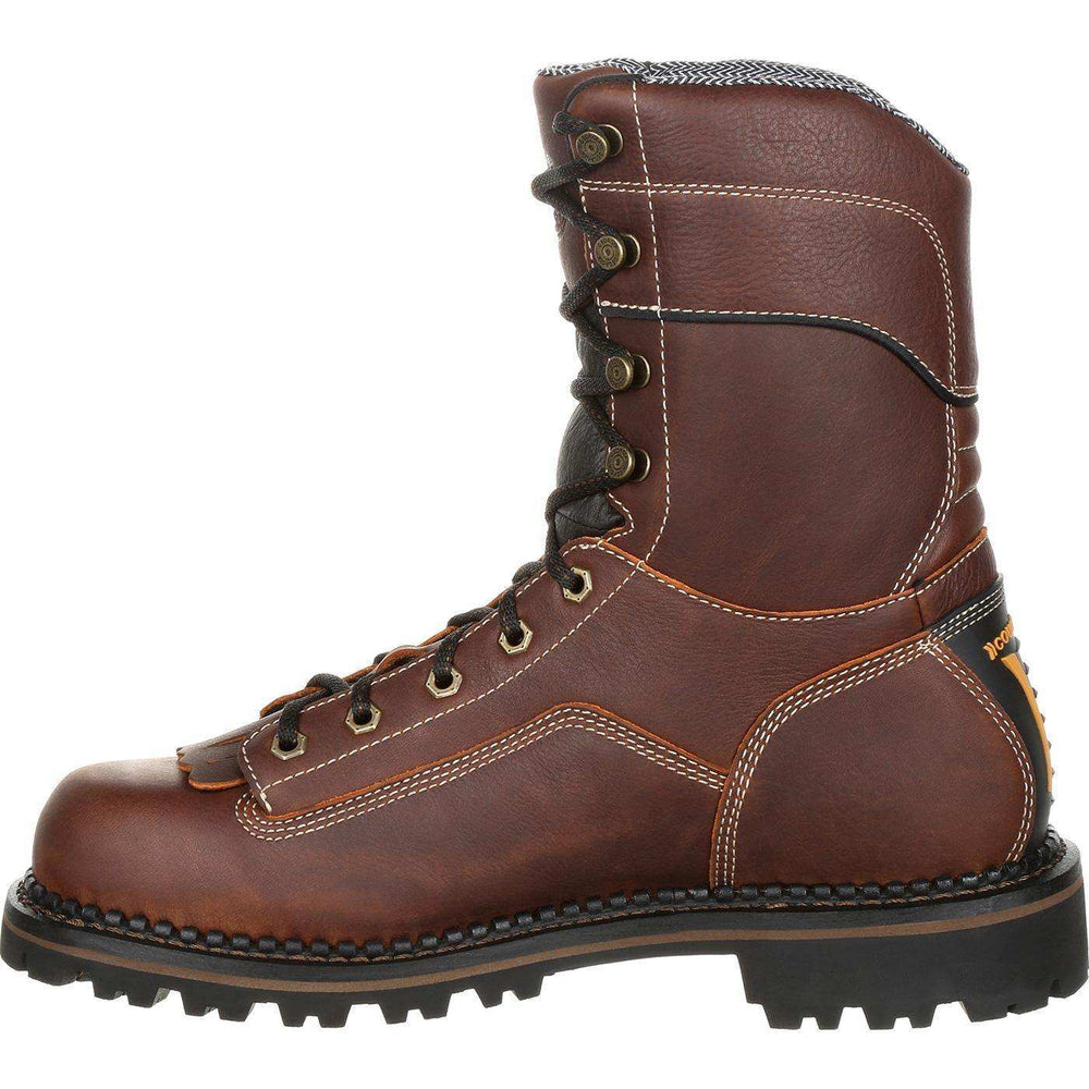 Georgia Boot AMP LT Logger Composite Toe Low Heel Waterproof Work Boot - Georgia Boot - Flyclothing LLC