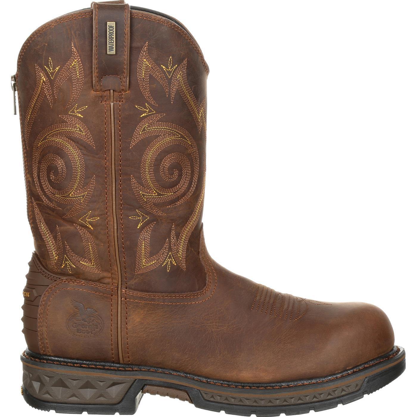 Georgia Boot Carbo-Tec LT Composite Toe Waterproof Work Wellington - Georgia Boot