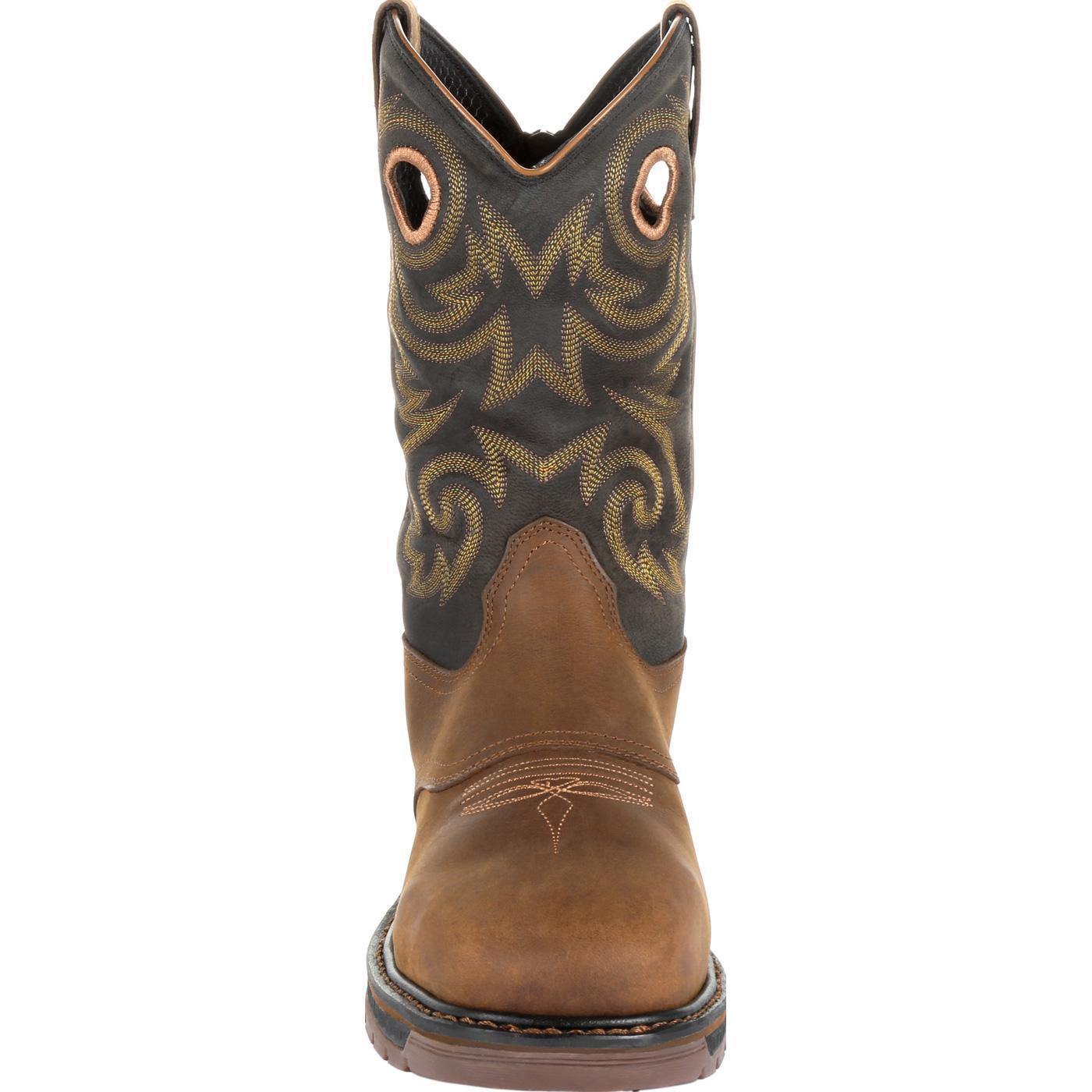 Georgia Boot Carbo-Tec LT Steel Toe Waterproof Pull On Work Boot - Georgia Boot