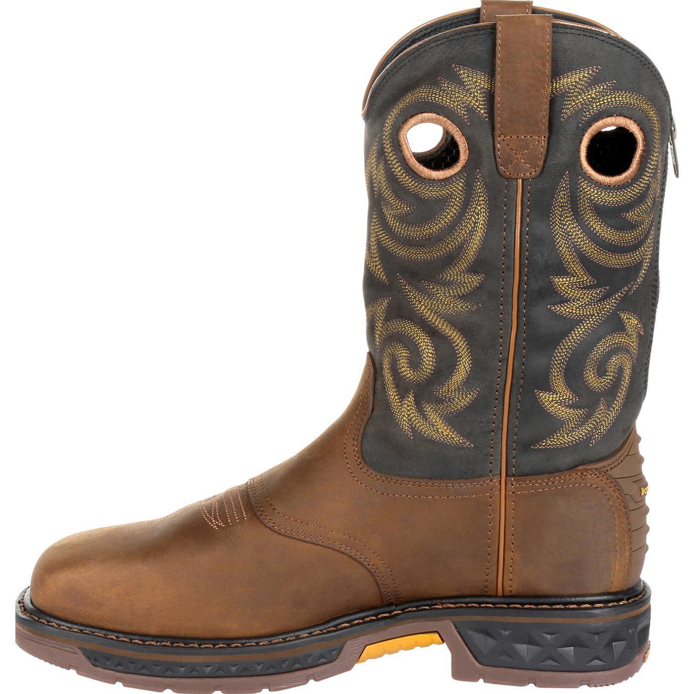 Georgia Boot Carbo-Tec LT Steel Toe Waterproof Pull On Work Boot - Flyclothing LLC