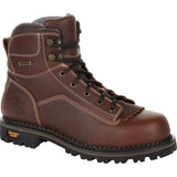 Georgia Boot AMP LT Logger Low Heel Waterproof Work Boot - Georgia Boot