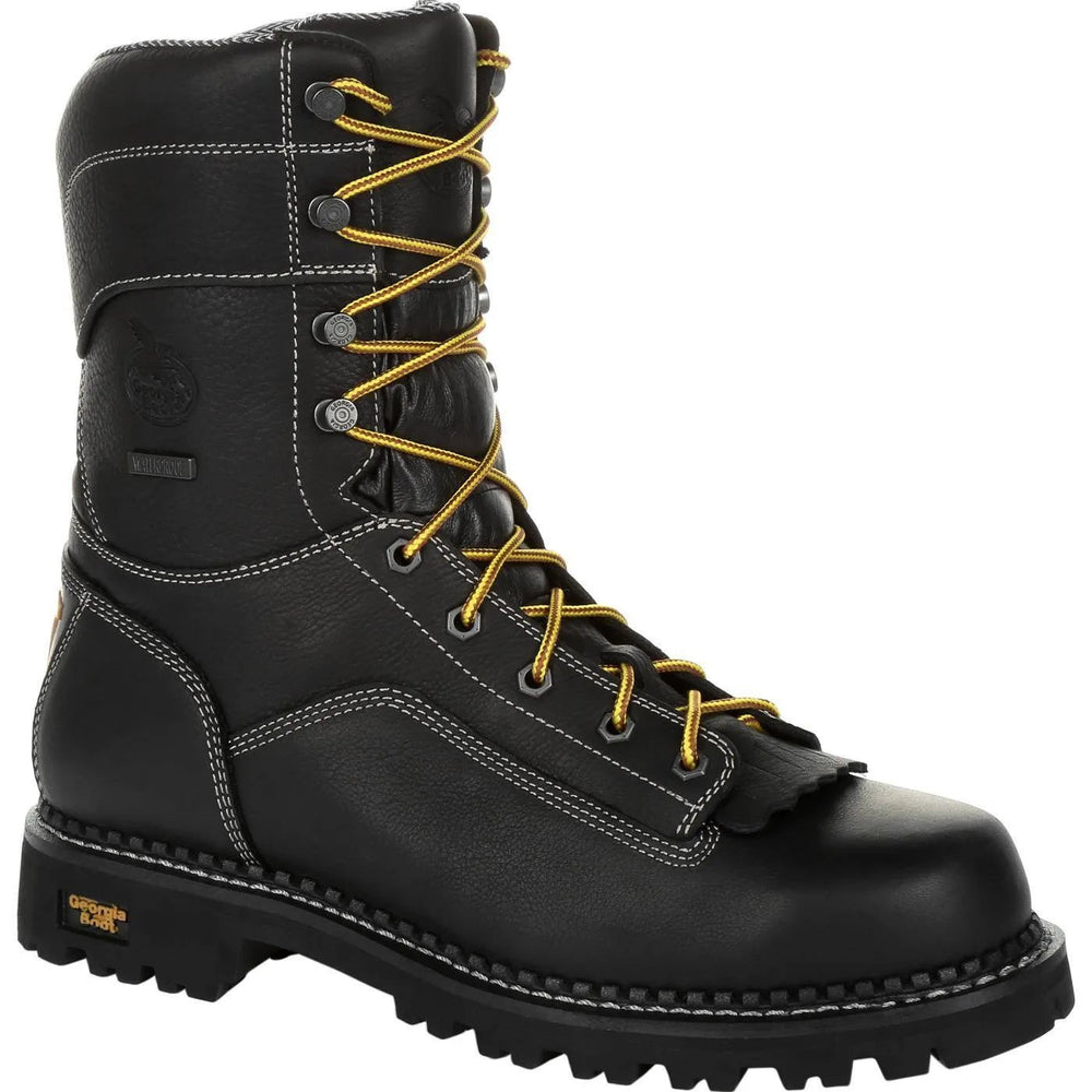 Georgia Boot AMP LT Logger Composite Toe Waterproof Work Boot - Georgia Boot