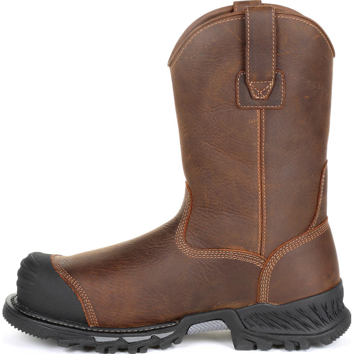 Georgia Boot Rumbler Composite Toe Waterproof Pull-on Work Boot - Flyclothing LLC