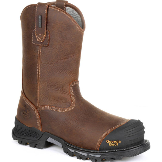 Georgia Boot Rumbler Composite Toe Waterproof Pull-on Work Boot - Georgia Boot