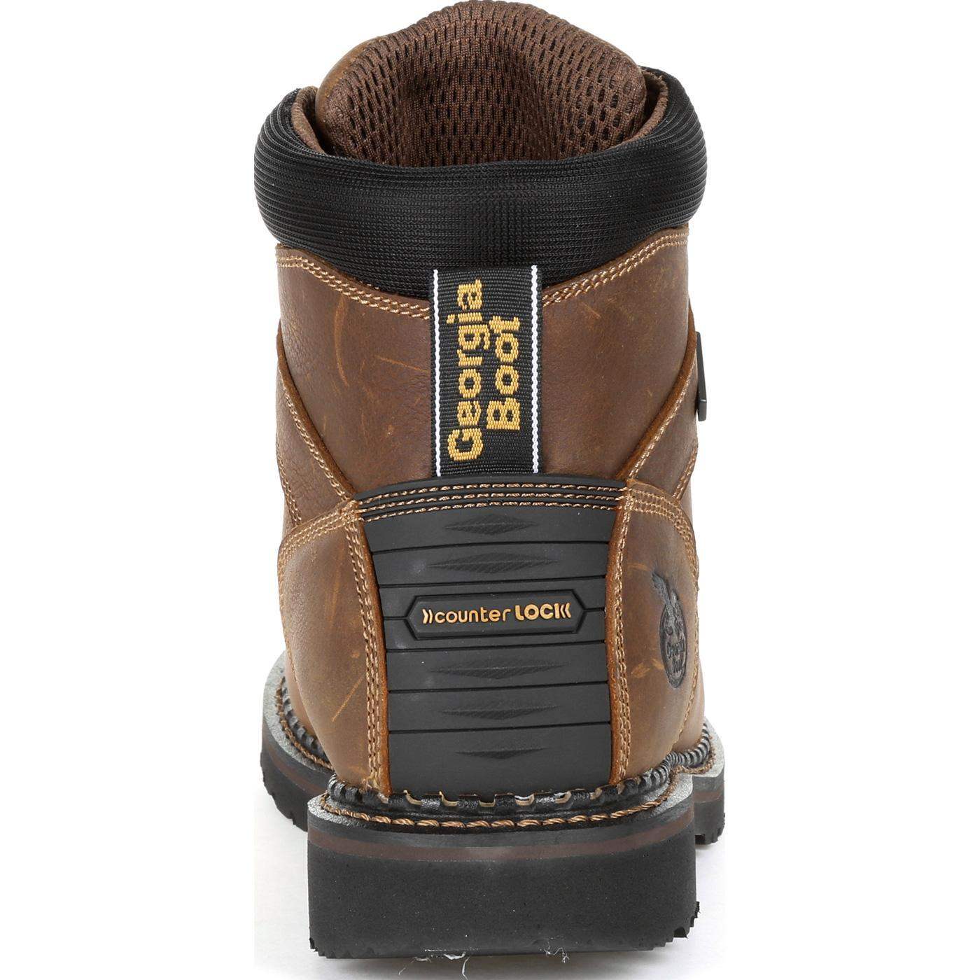 Georgia Giant Revamp Steel Toe Internal Met-Guard Waterproof Work Boot - Georgia Boot - Flyclothing LLC