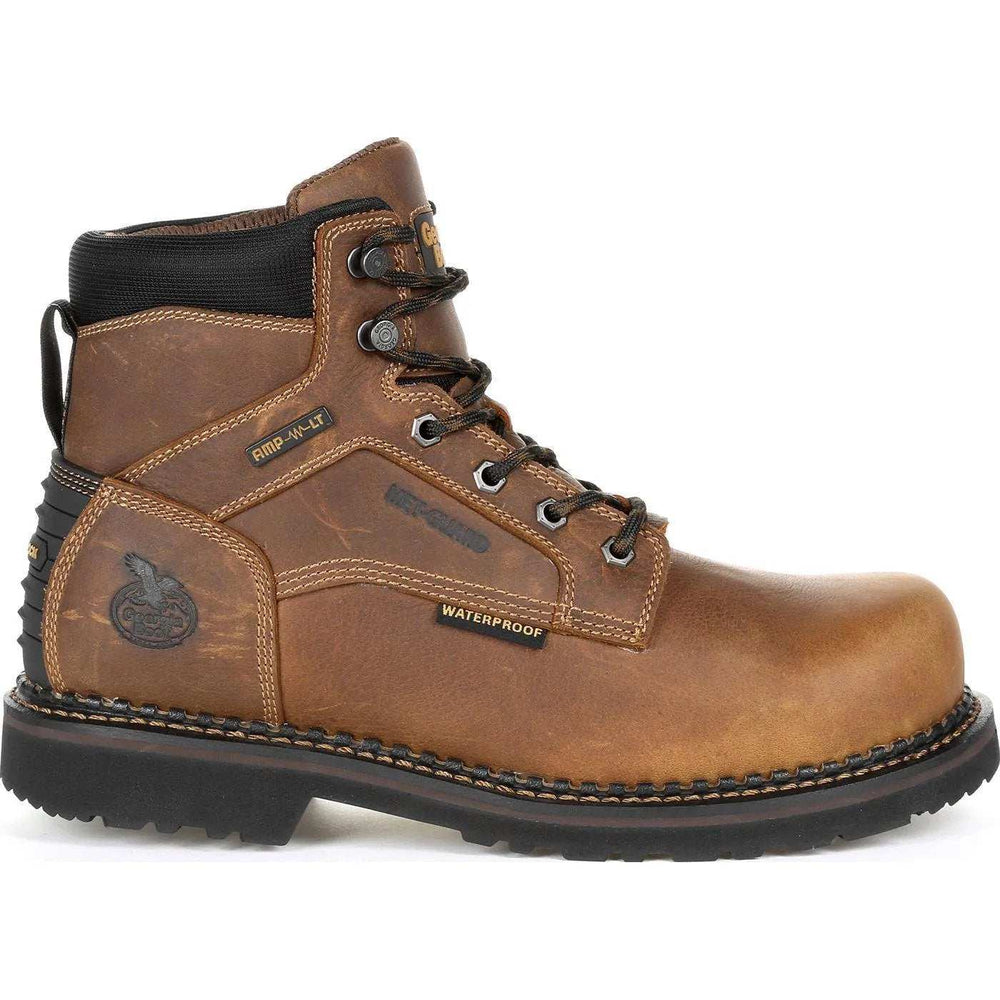 Georgia Giant Revamp Steel Toe Internal Met-Guard Waterproof Work Boot - Georgia Boot - Flyclothing LLC